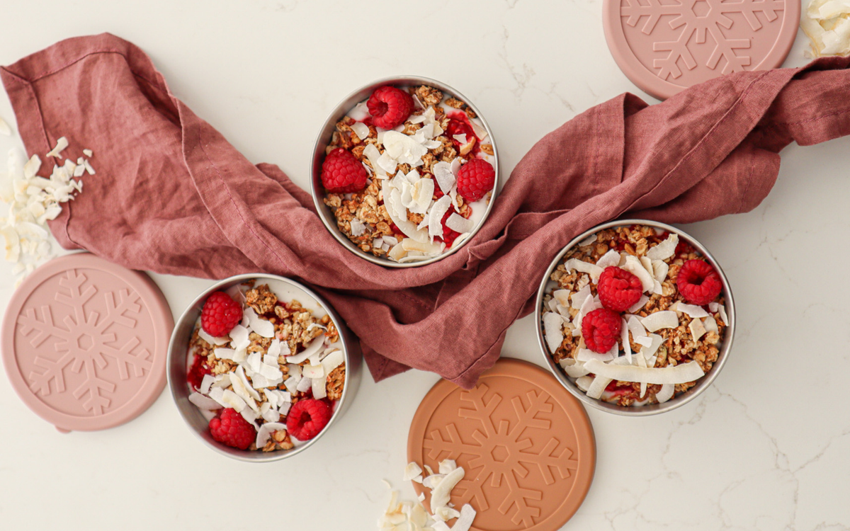 Lunch Box Series 25: Lamington Chia Puddings & Falafel Salad Bowls
