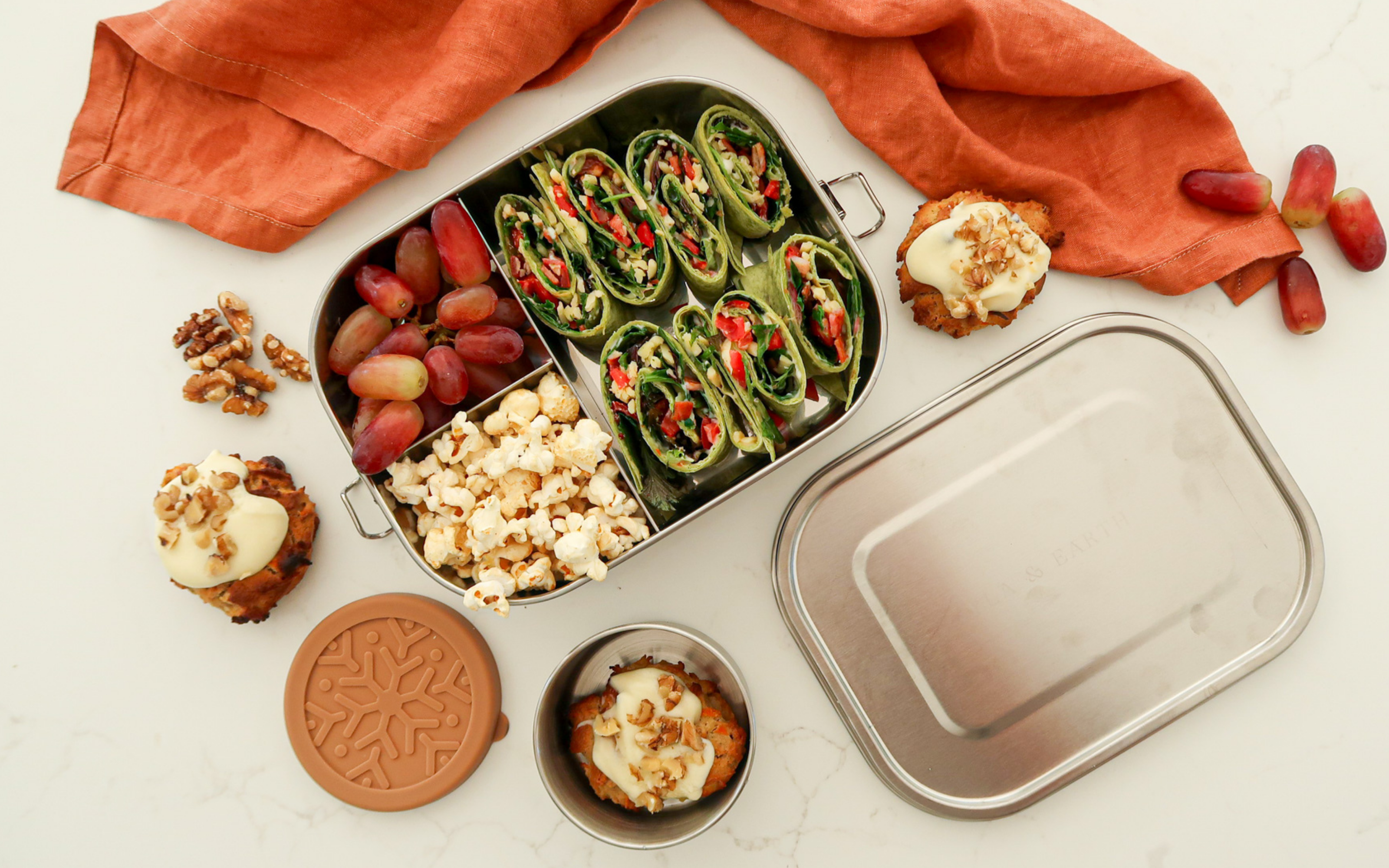 Lunch Box Series 15: Carrot Cake Cookies & BLT Pinwheels