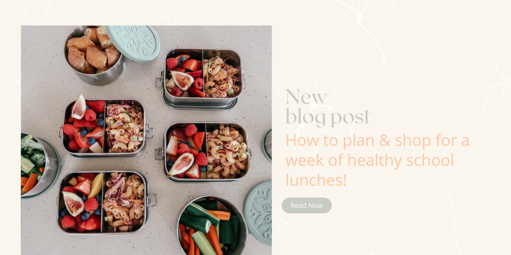 How to Plan and Shop For a Week of Healthy School Lunches!