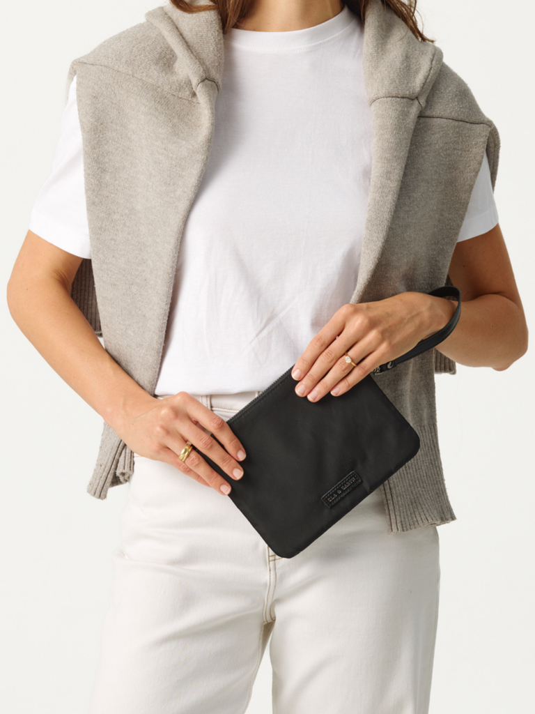 Trending Pouch - Black with Gunmetal