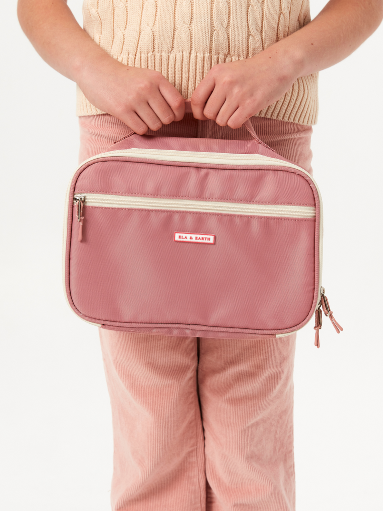 Children’s Insulated Lunch Bag - dusty pink 