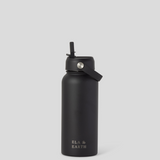 1 litre stainless steel water bottle - Black 
