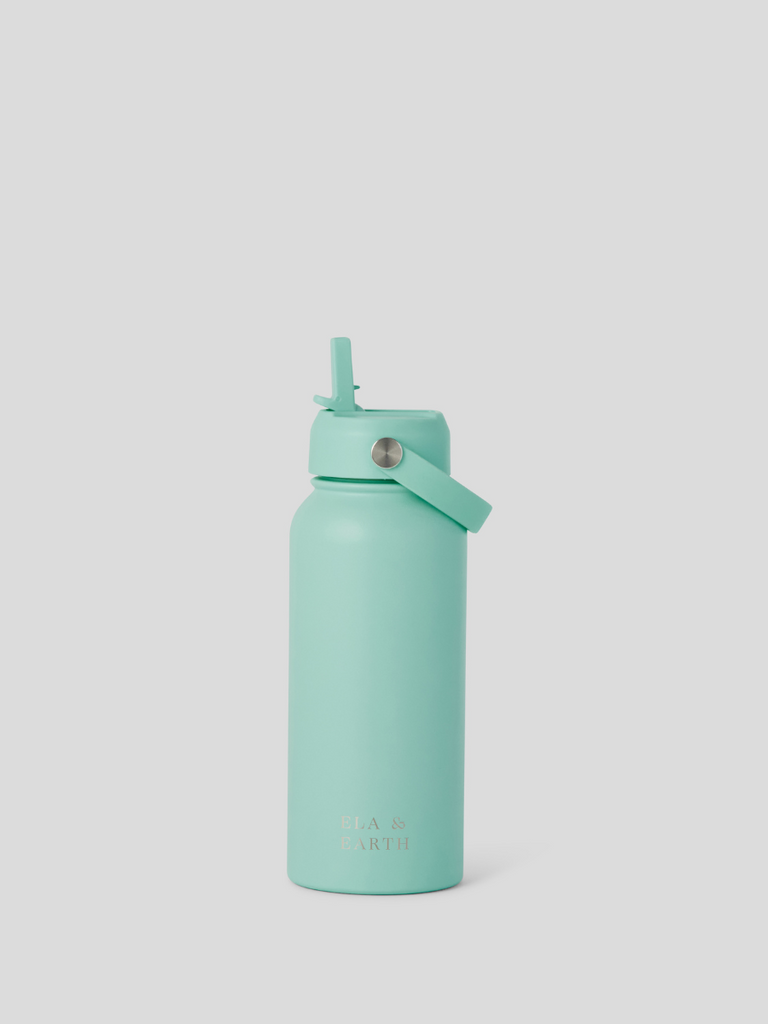 1 litre Stainless Steel Water Bottle - green