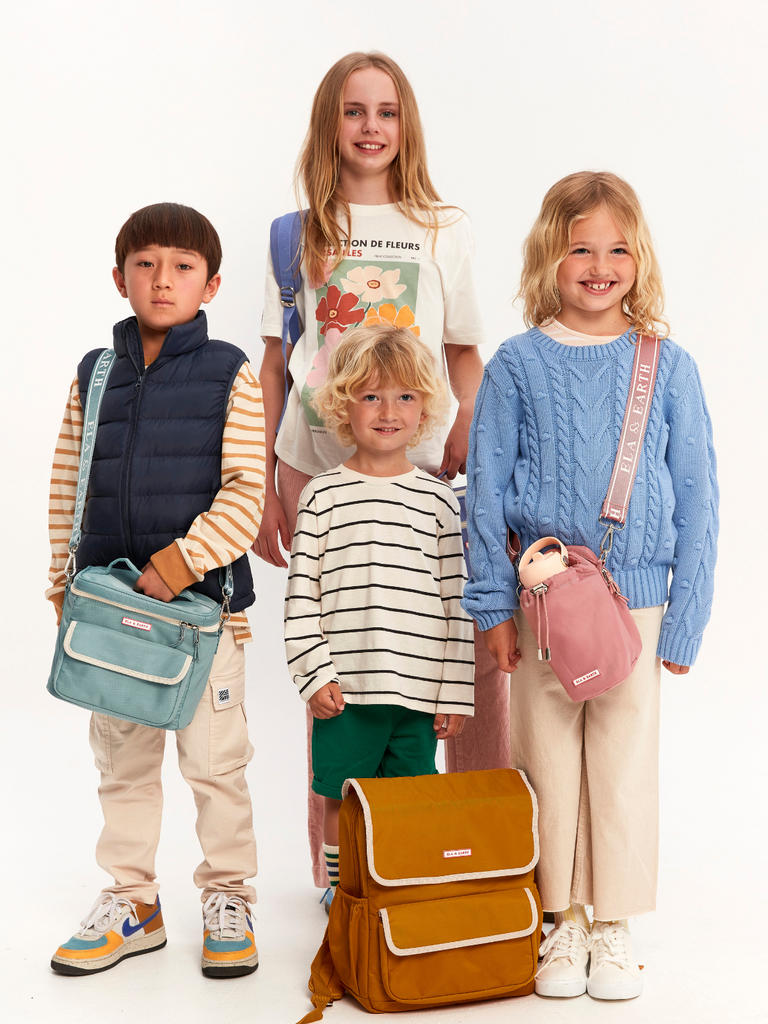 Children’s Drink Bottle Holder - Dusty Pink