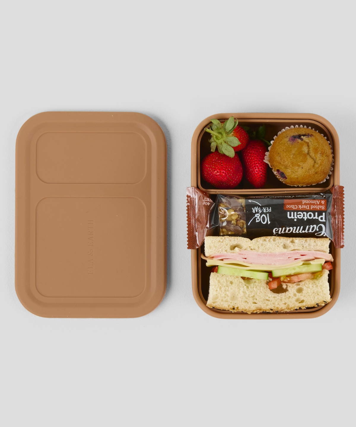 Sage Green - 2 Compartment Silicone Replacement Lid [Removable]
