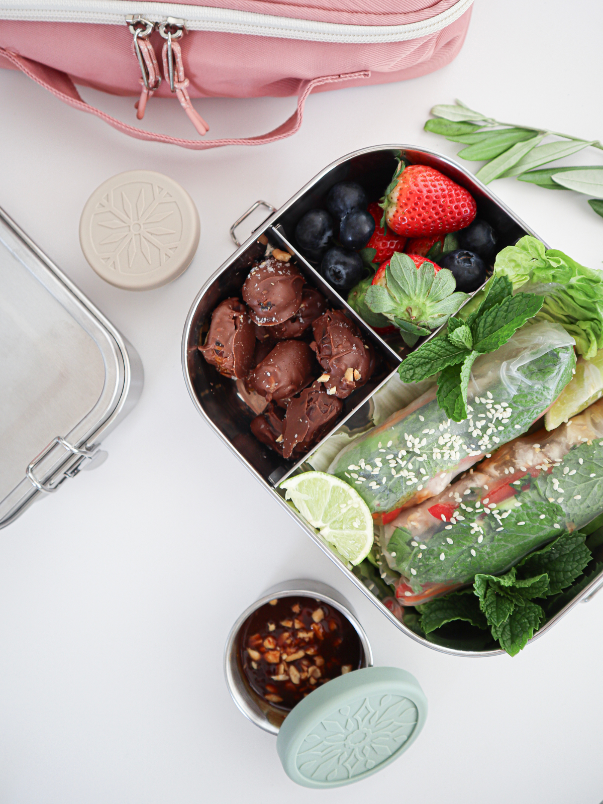 Stainless steel lunch container