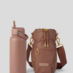 Rose Water Bottle and Water bottle Bag set 