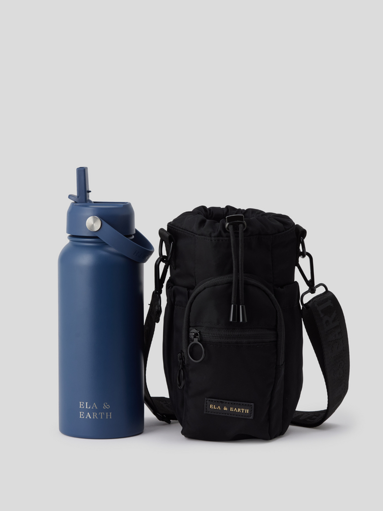 Water bottle bag and 1 litre water bottle