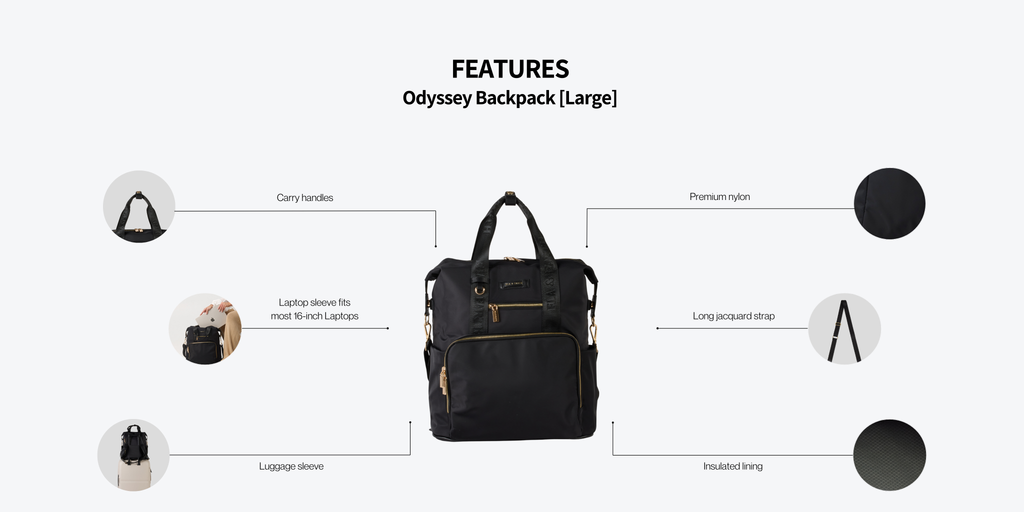 Cocoa - Odyssey Insulated Backpack [Large] – Ela & Earth