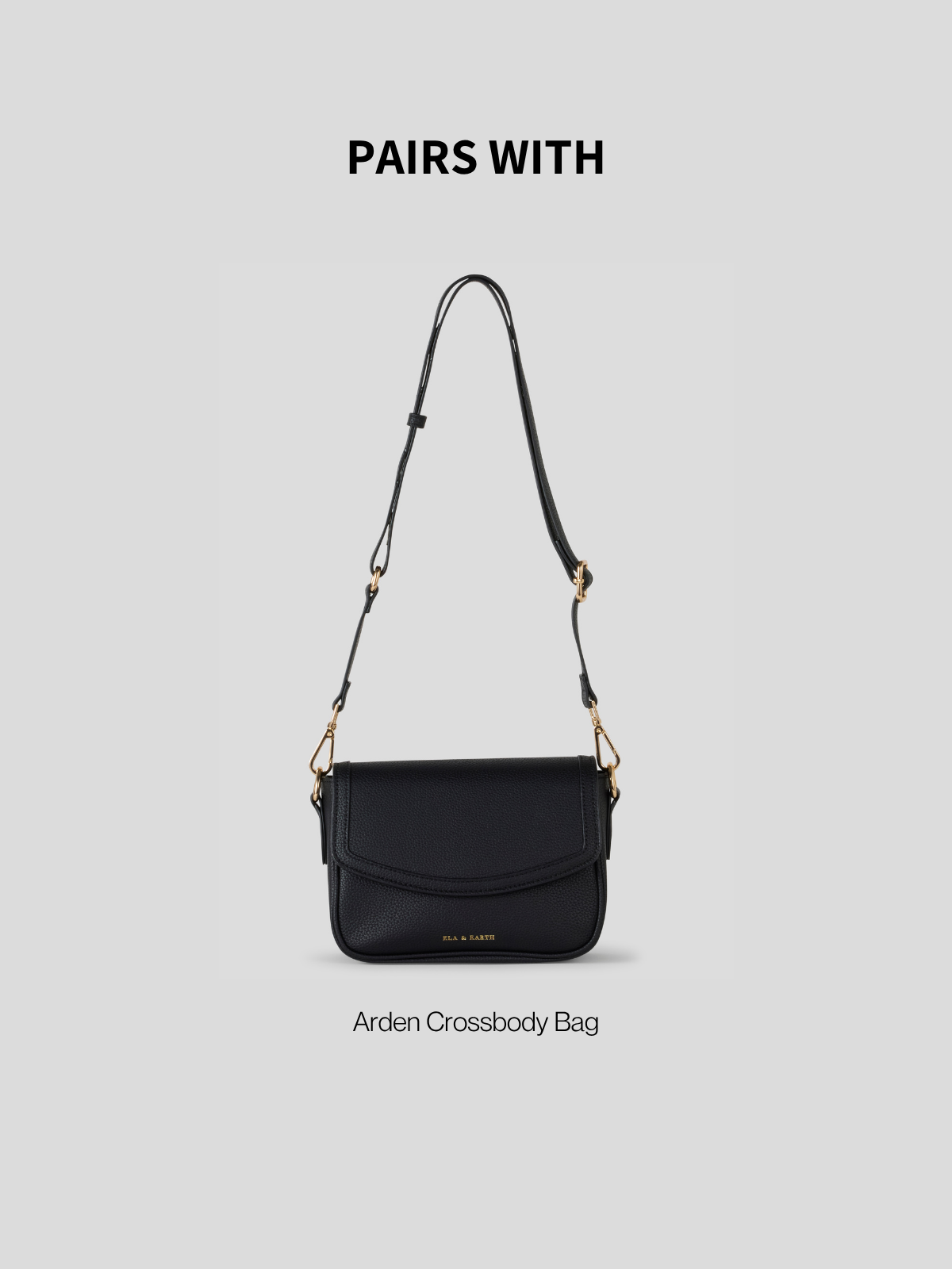 Arden - Pebble Leather Replacement Long Strap