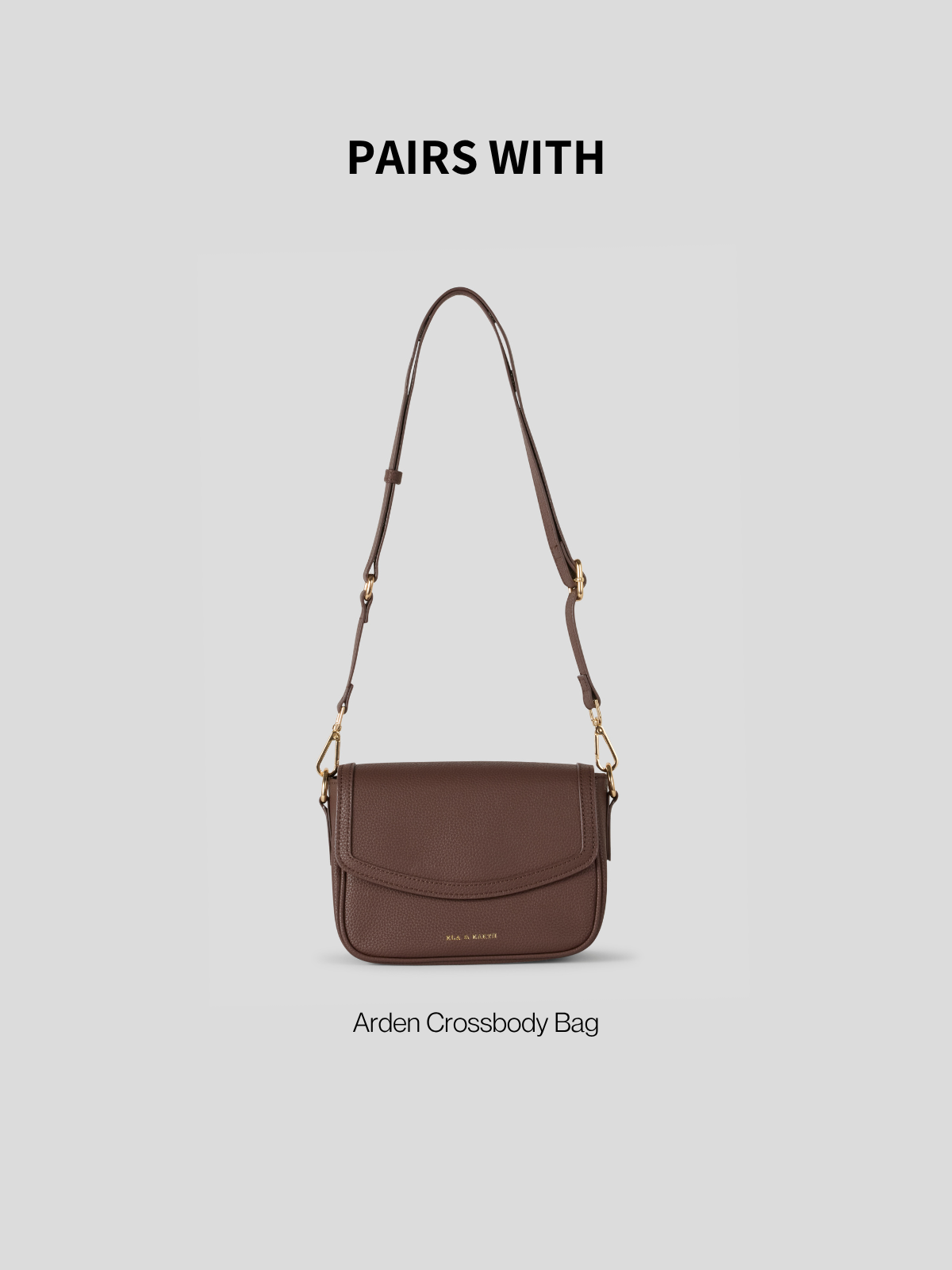 Arden - Pebble Leather Replacement Long Strap