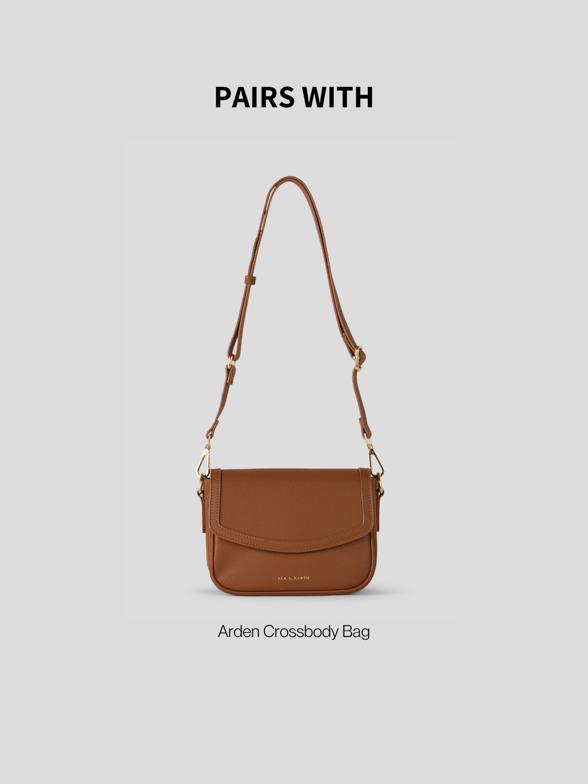 Arden - Pebble Leather Replacement Long Strap
