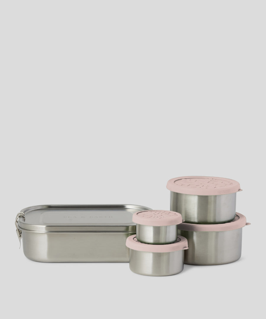 Stainless steel bento lunch box set