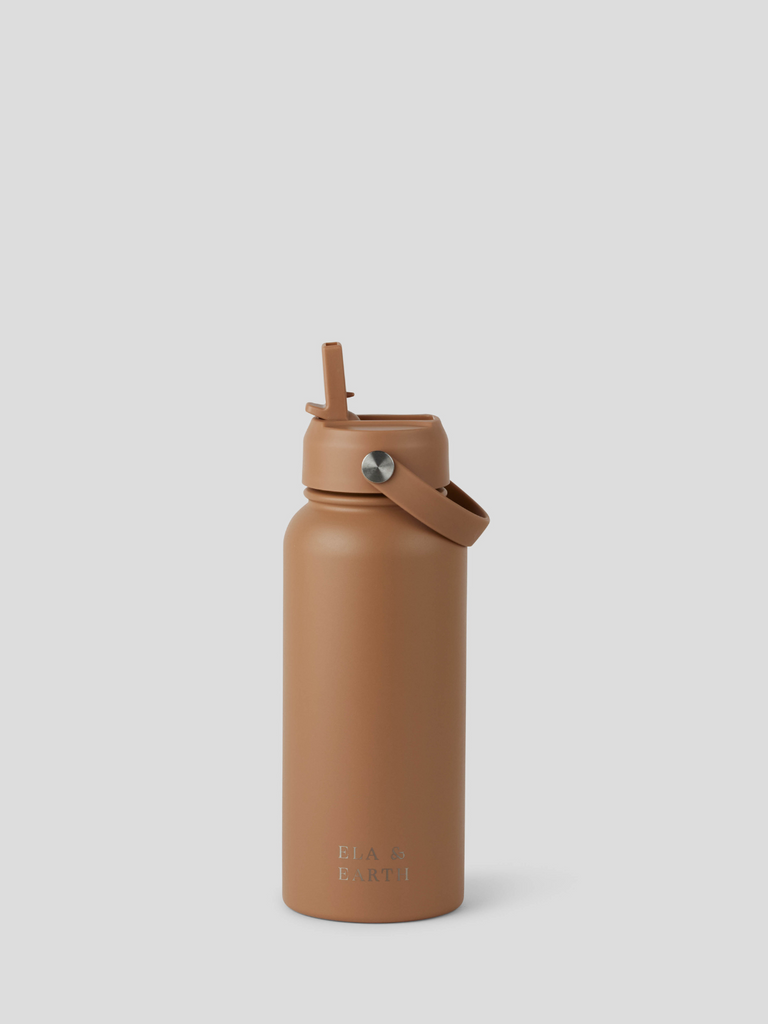 Insulated water bottle - brown