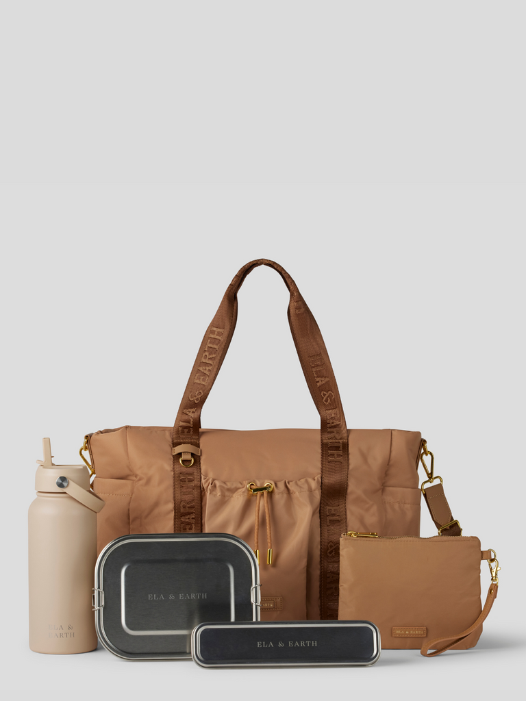 Tote bag set - Brown