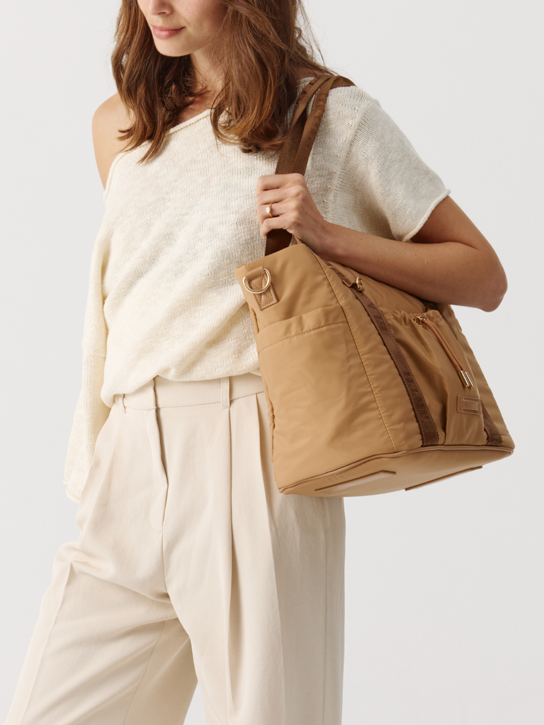 Stylish Tote Bag - Biscuit 