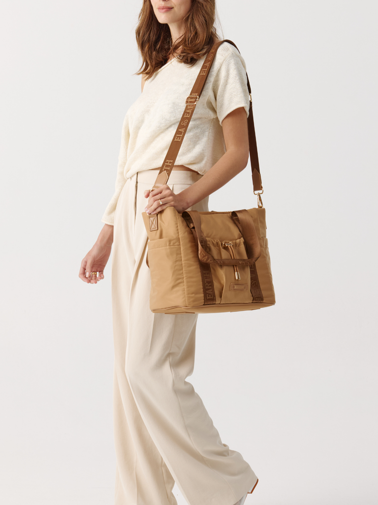 Medium Tote Bag - Biscuit 