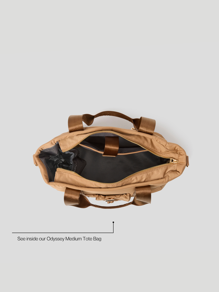 Insulated Tote Bag - Biscuit 