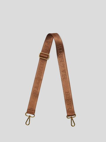 water bottle bag strap - brown