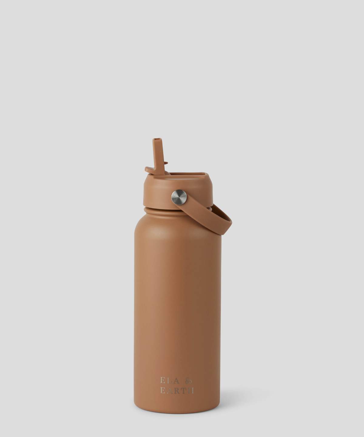 insulated water bottle - tan 
