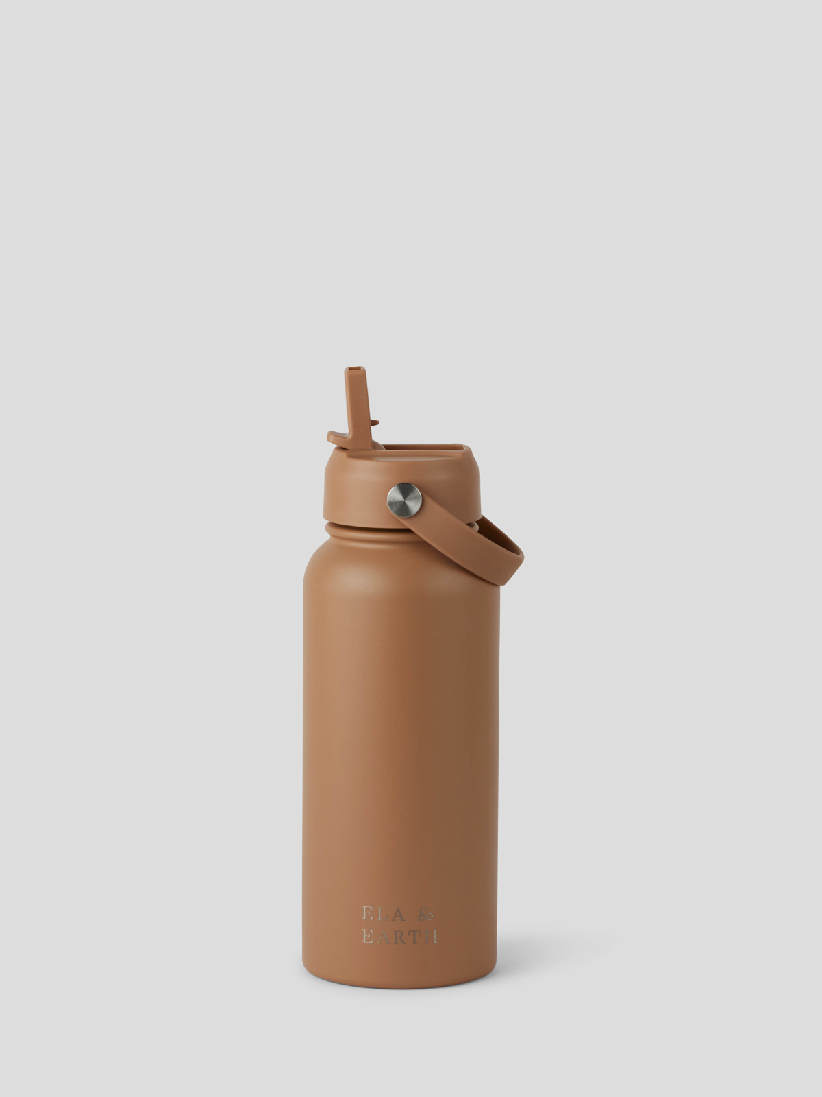 insulated water bottle - tan 