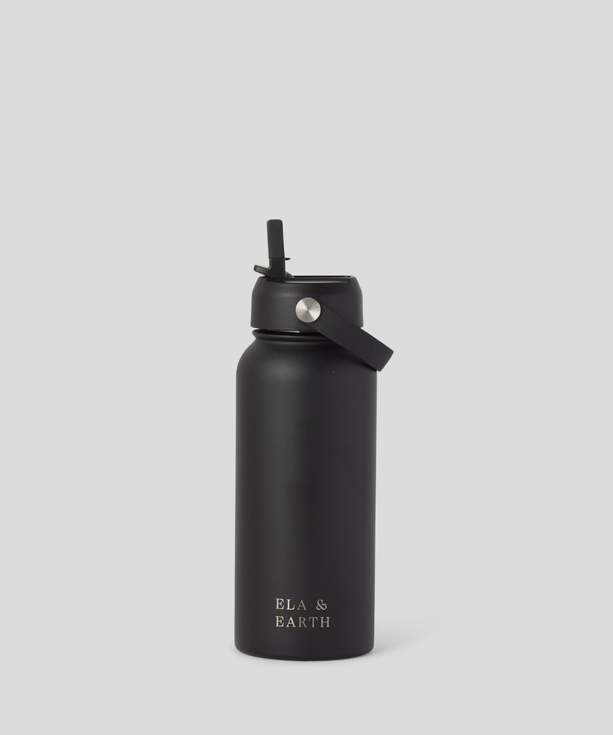 Black 1000ml Water Bottle 