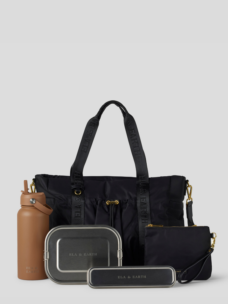 Tote bag set - tan