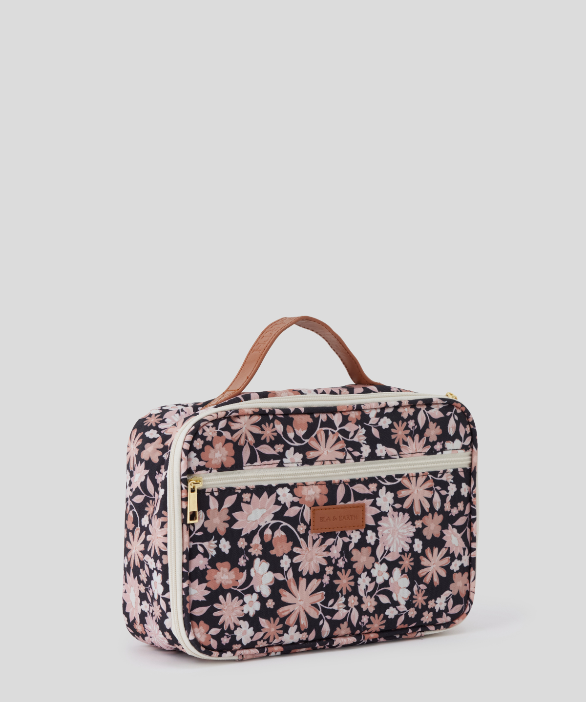 Black Bontanica kids insulated lunch bag