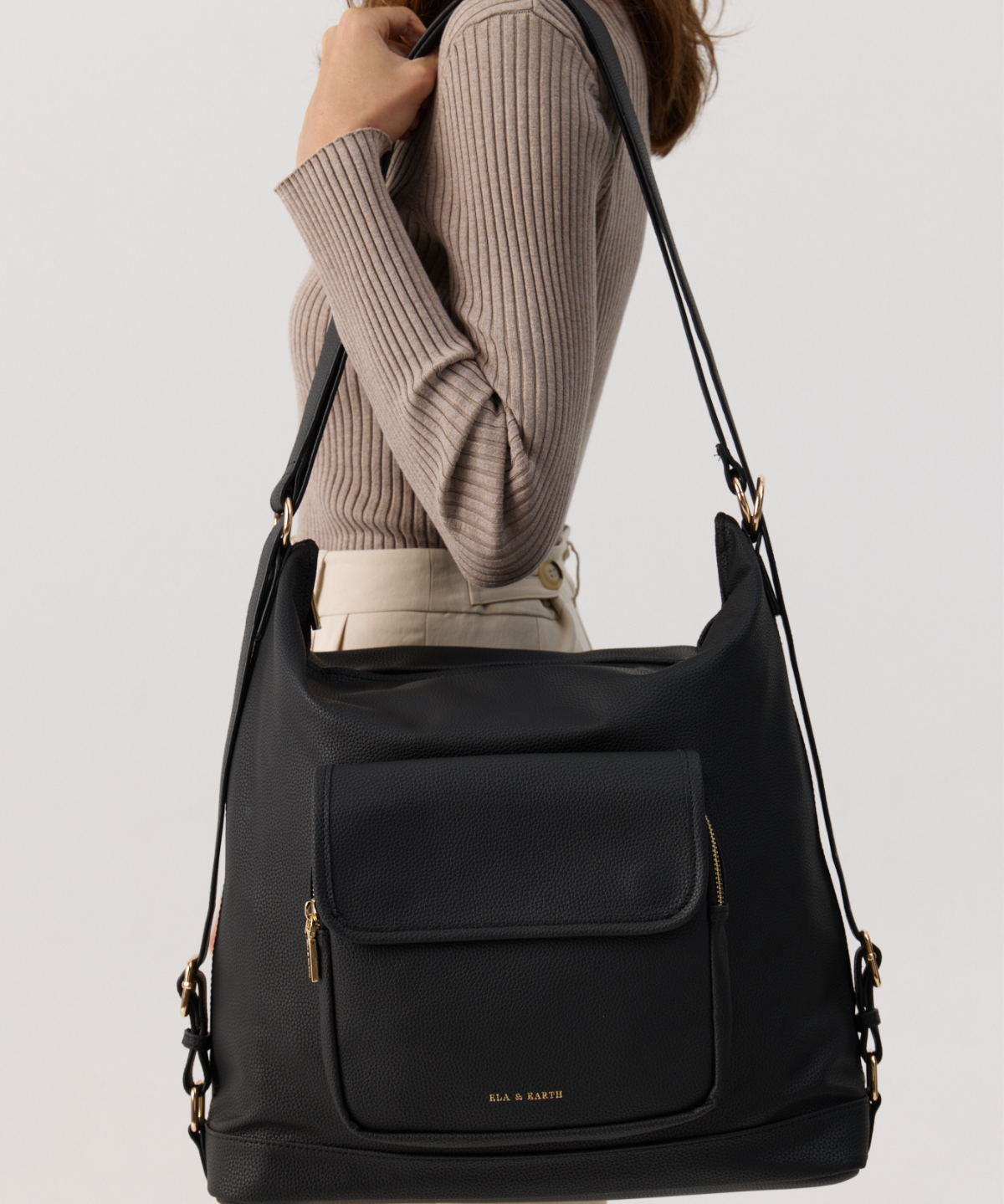 Sophisticated Backpack - Black 