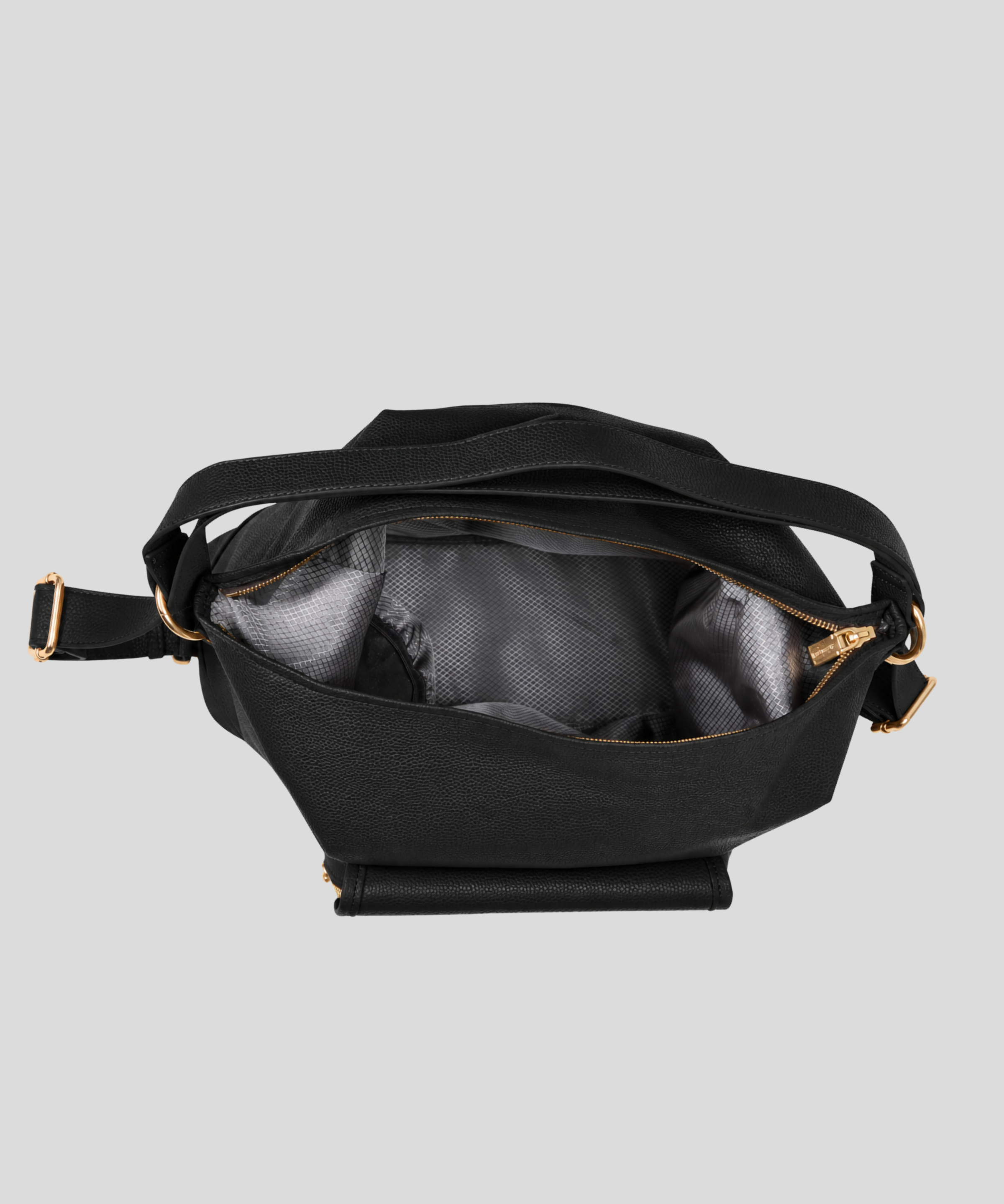 Black With Gold - Arden Convertible Tote Backpack [Small]