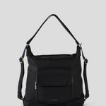 Convertible Tote Backpack - Black 