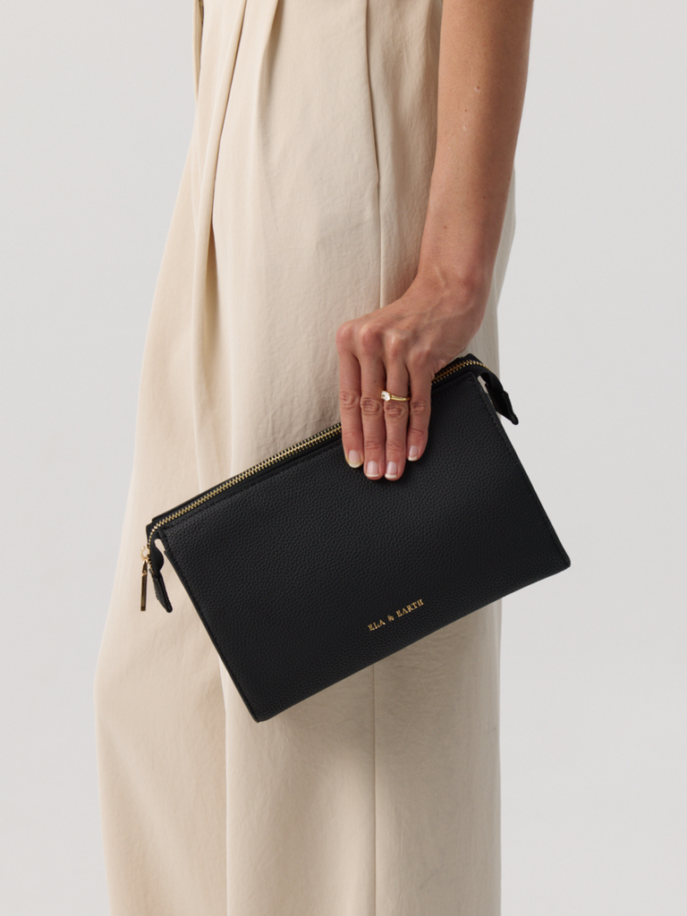 Cosmetic Pouch For Everyday Use - Black