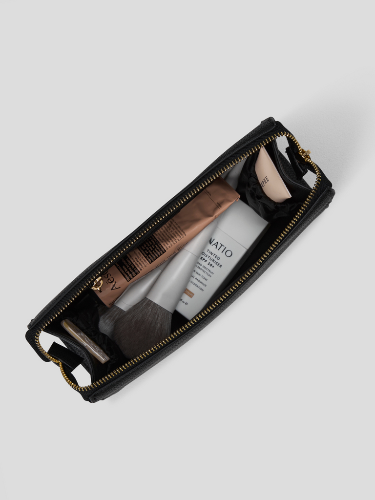 Stylish Cosmetic Pouch - Black