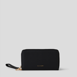 Dual Passport Wallet - Black 