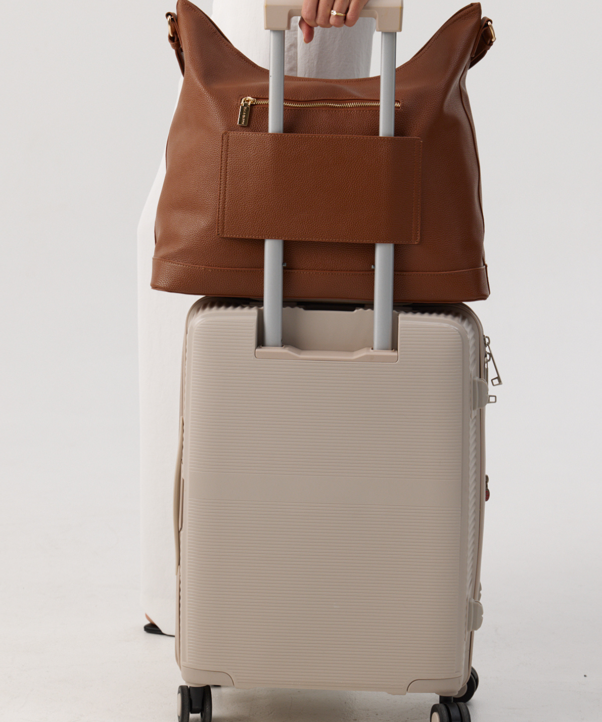 Insulated Slouch Carry Bag - Caramel