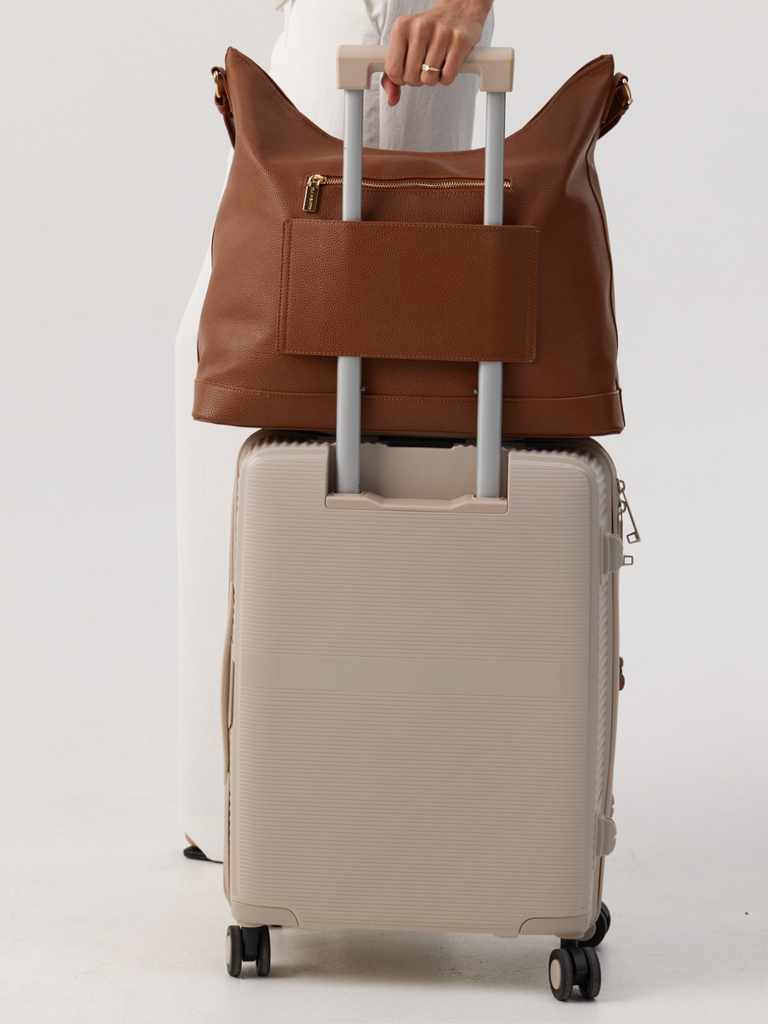 Insulated Slouch Carry Bag - Caramel