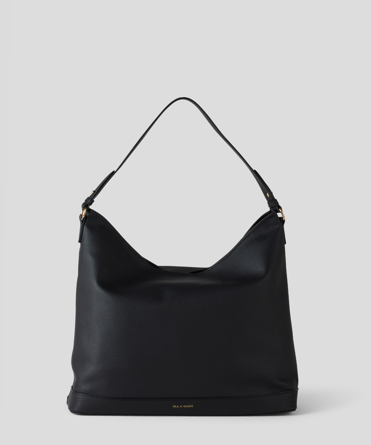 Large Insulated Slouch Bag - Black 
