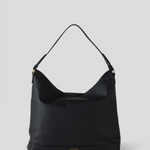 Large Insulated Slouch Bag - Black 