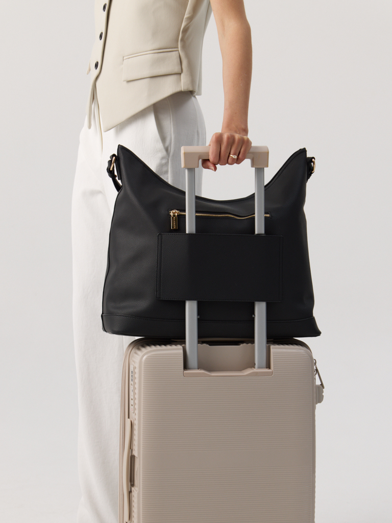 Oversized Slouch Bag - Black