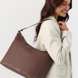 Chocolate - Arden Insulated Slouch Bag [Small]