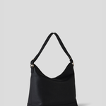 Elegant Small Slouch Bag - Black