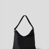 Elegant Small Slouch Bag - Black