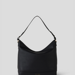 Small Insulated Slouch Bag - Black