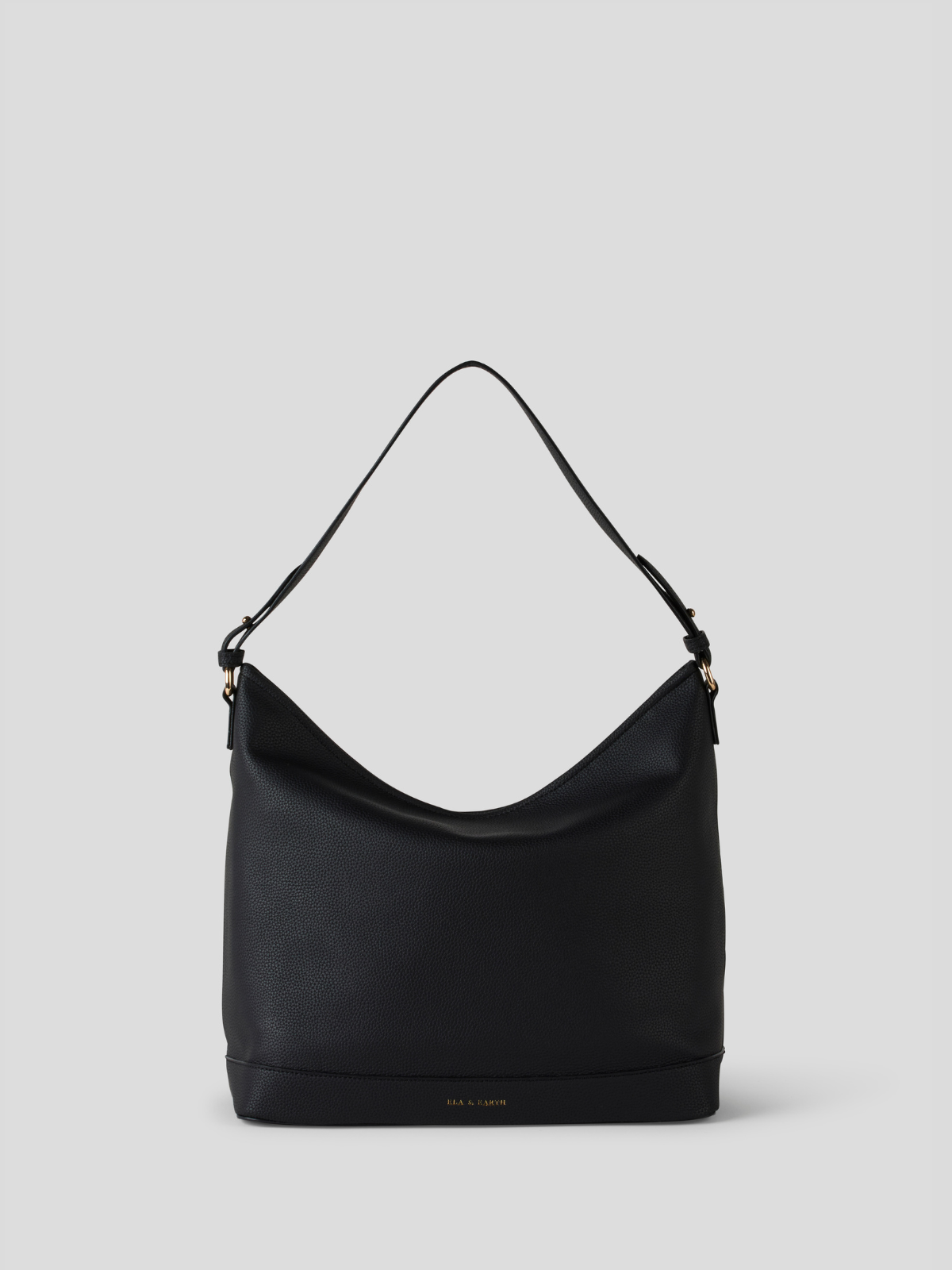 Small Insulated Slouch Bag - Black