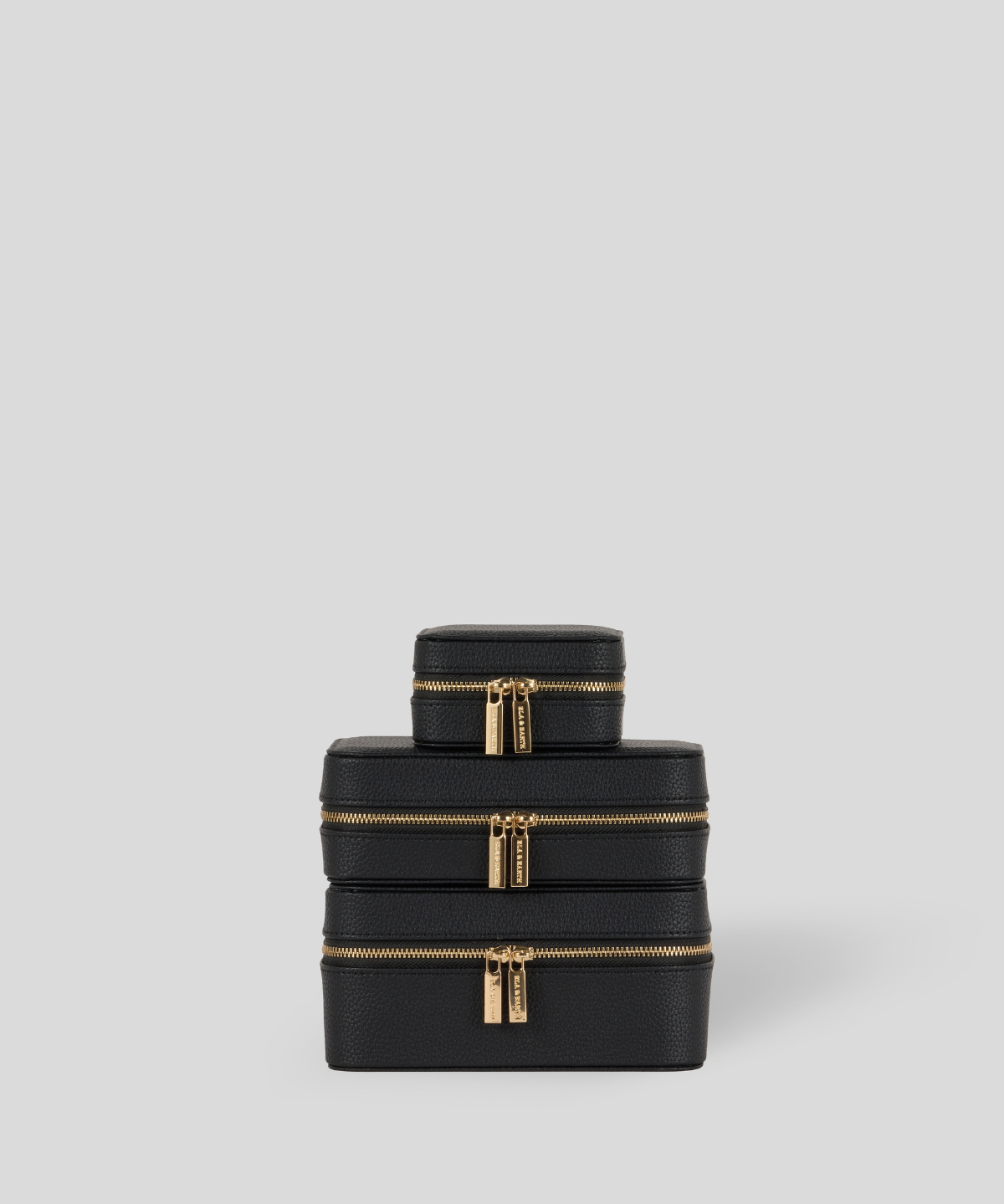 Black With Gold - Arden Jewellery Case [Small]