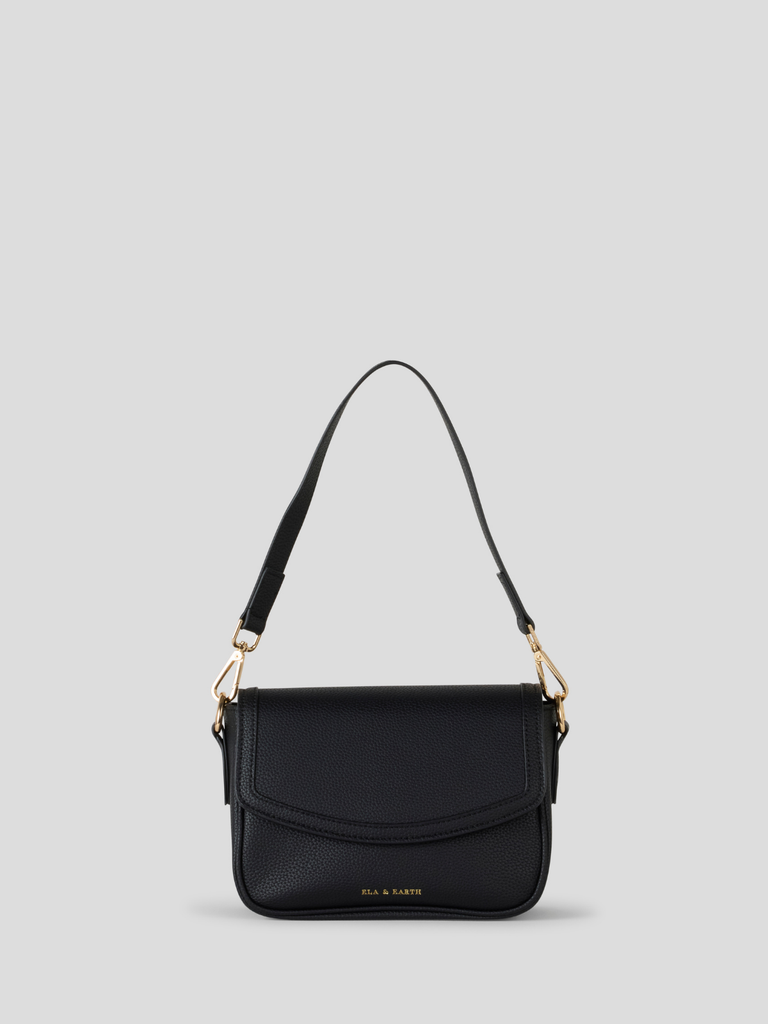 Black trendy handbag 