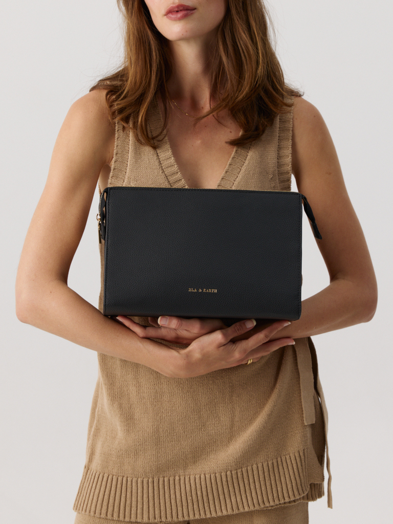 Chic Toiletries Pouch -Black