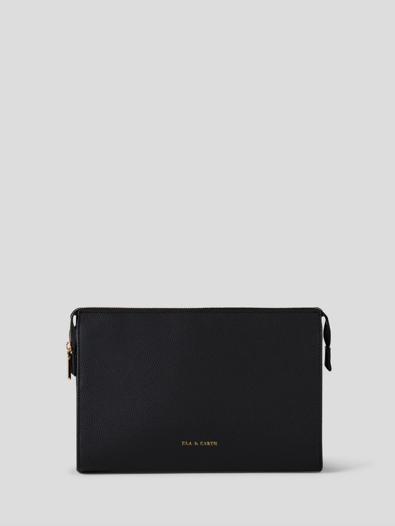 Compact Toiletries Pouch - Black