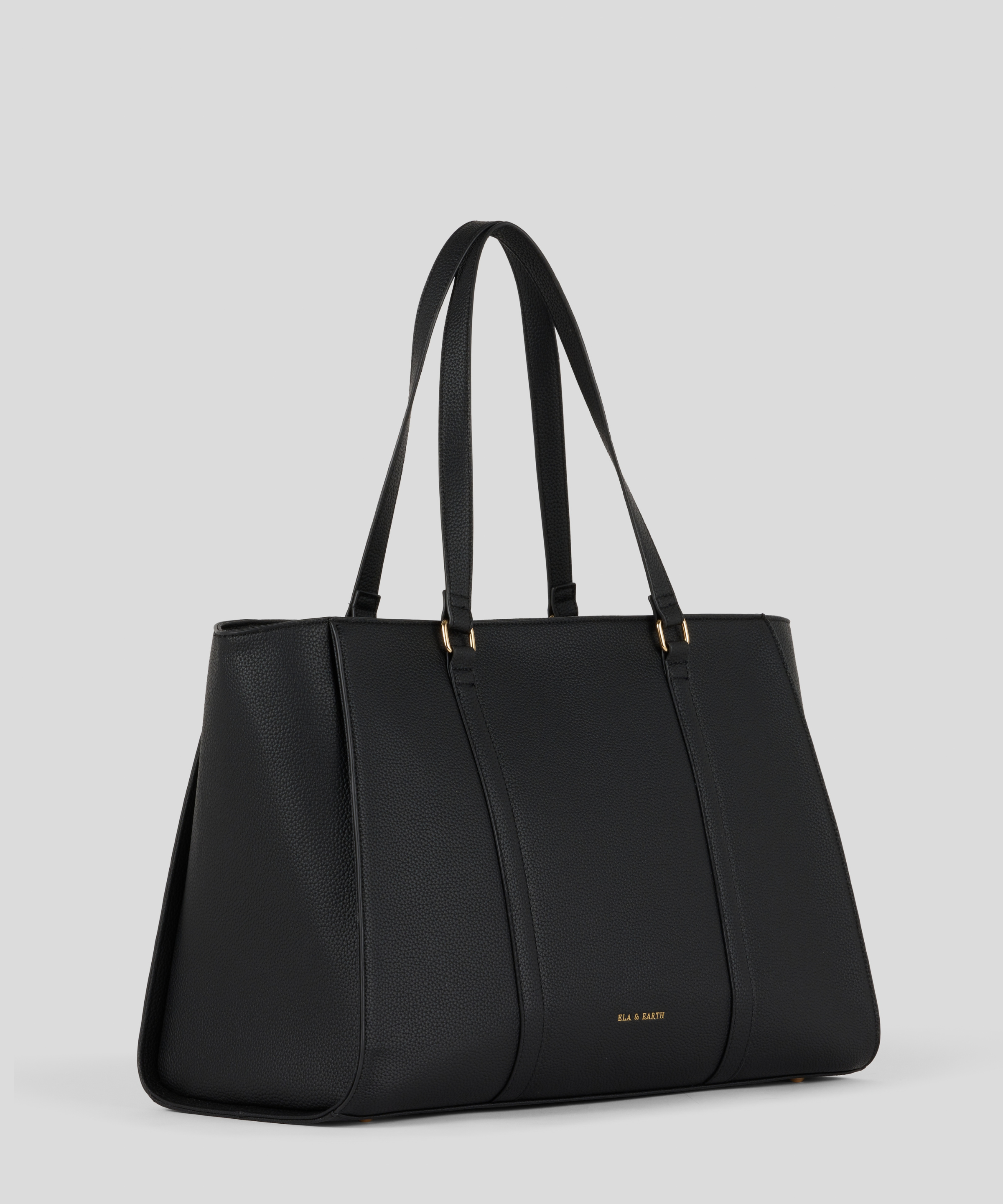 Black With Gold - Arden Insulated Tote Bag [Large]