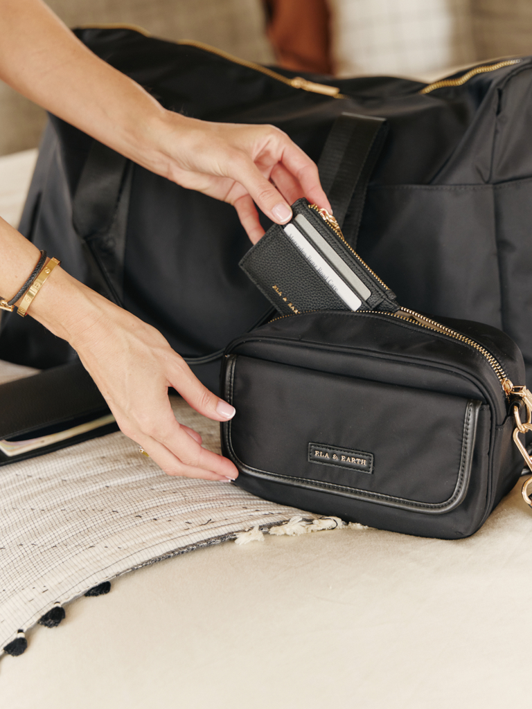 Card & Coin Wallet - Black 